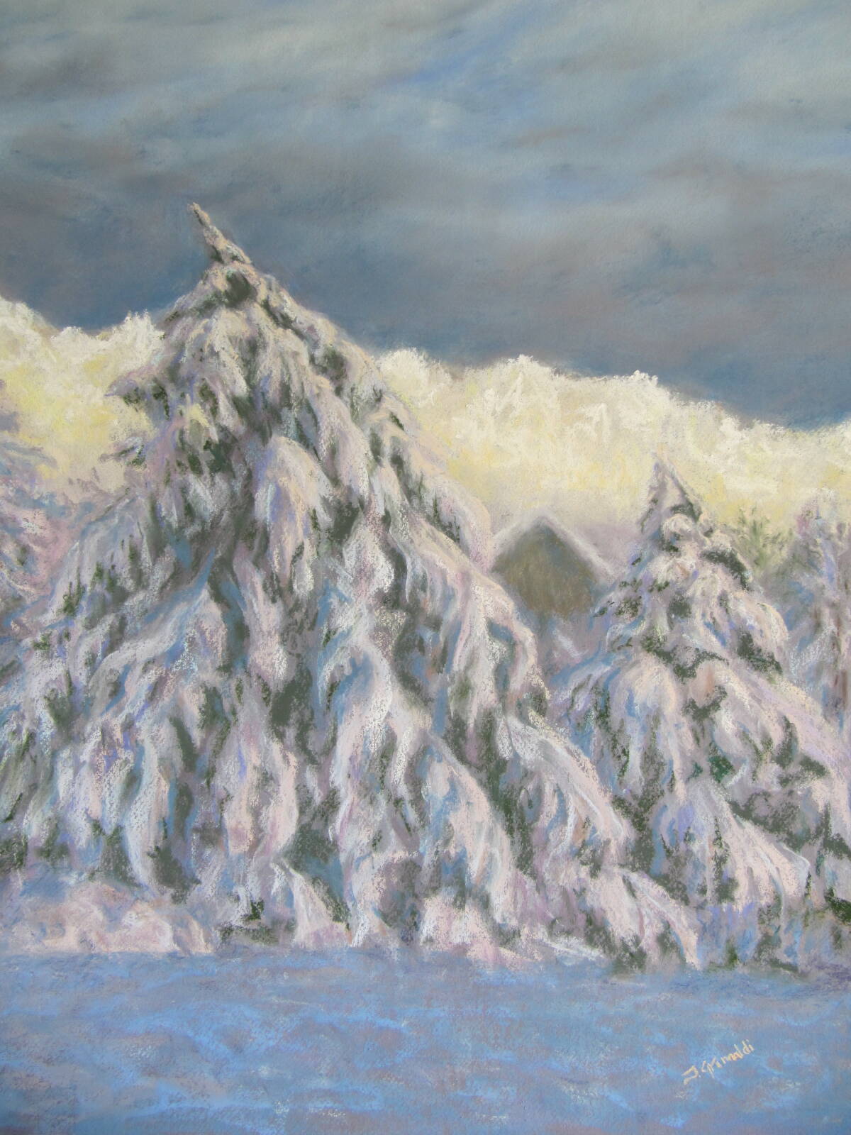 Winterscapes Exhibit - Orillia Opera House, Green Room